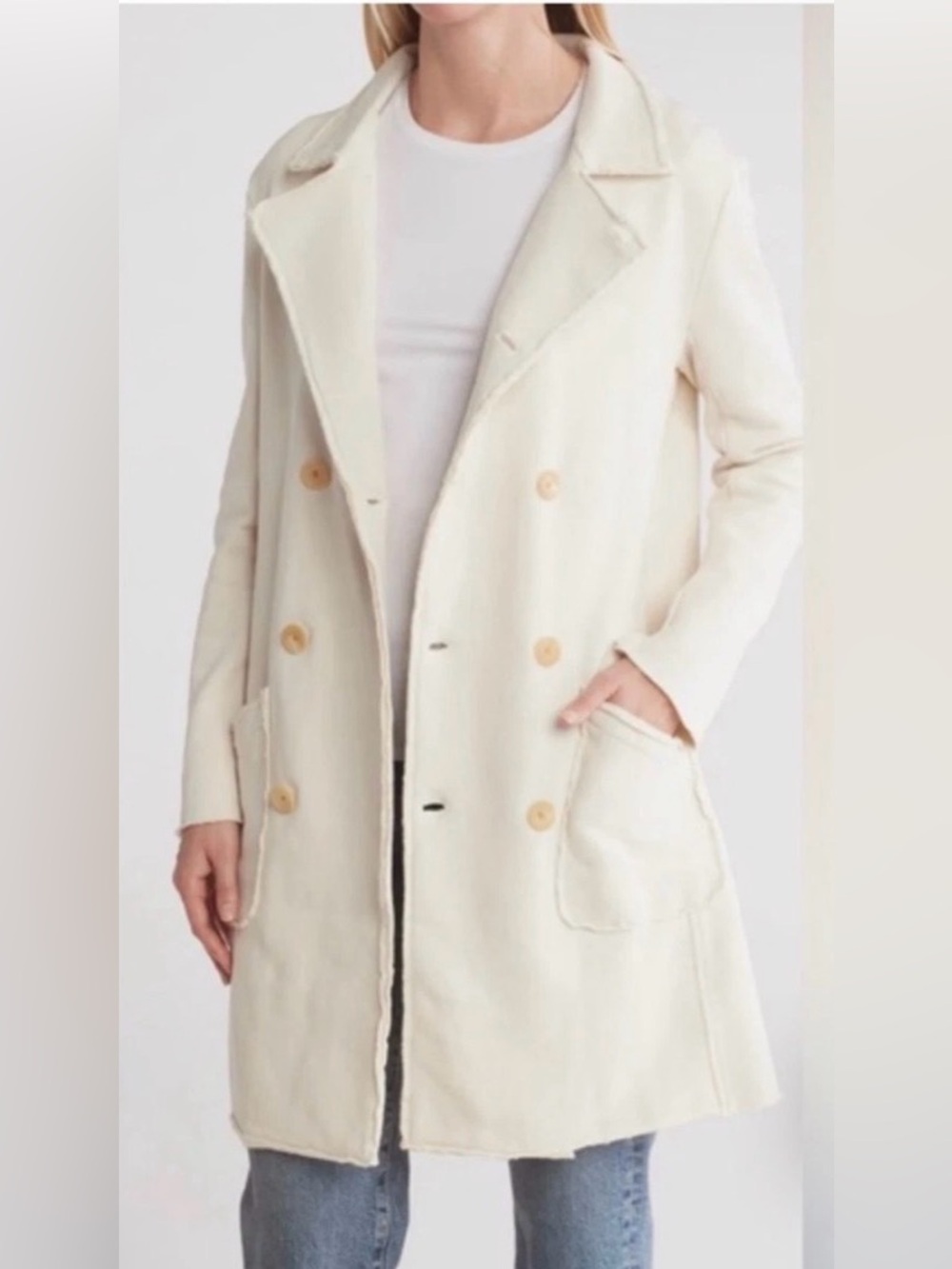 🆕Frank & Eileen Belfast Trench in Vintage White